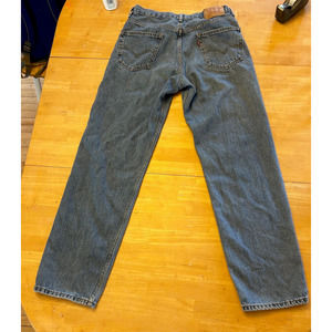 Levi's Strauss 550 Relaxed Fit Tapered Blue Denim Jeans Mens Sz 34X34